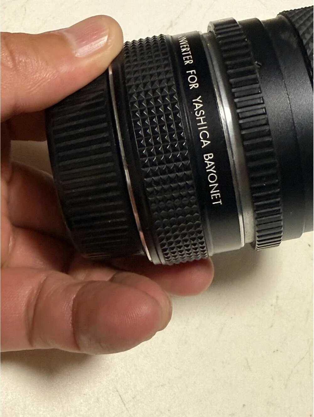 Yashica DSB 50mm F/1.9 Manual Focus Standard Prime Lens W/tele Converter